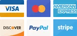payment by visa, paypal, stripe, master card, american express on beauty deals