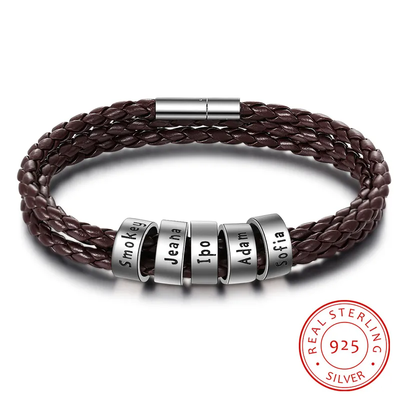 PU Leather Personalized Bracelet 01