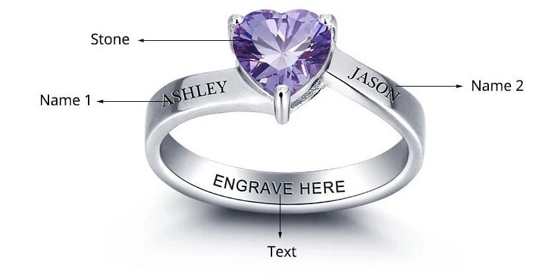 BDS engrave ring