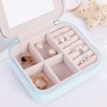 Mini Jewelry Box Storage With Zipper