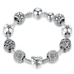 Silver Charm Bracelet - 4 Colors