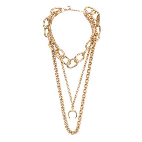 Gold Chain Necklace - 3 Chains
