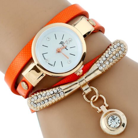 orange watch bracelet