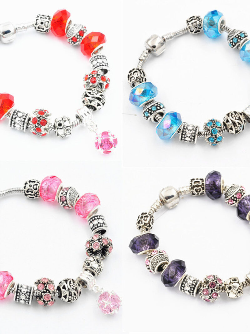 crystal bead bracelet collection