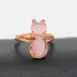 rose gold quartz ring