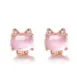 rose quartz earrings