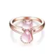 rose quartz ring