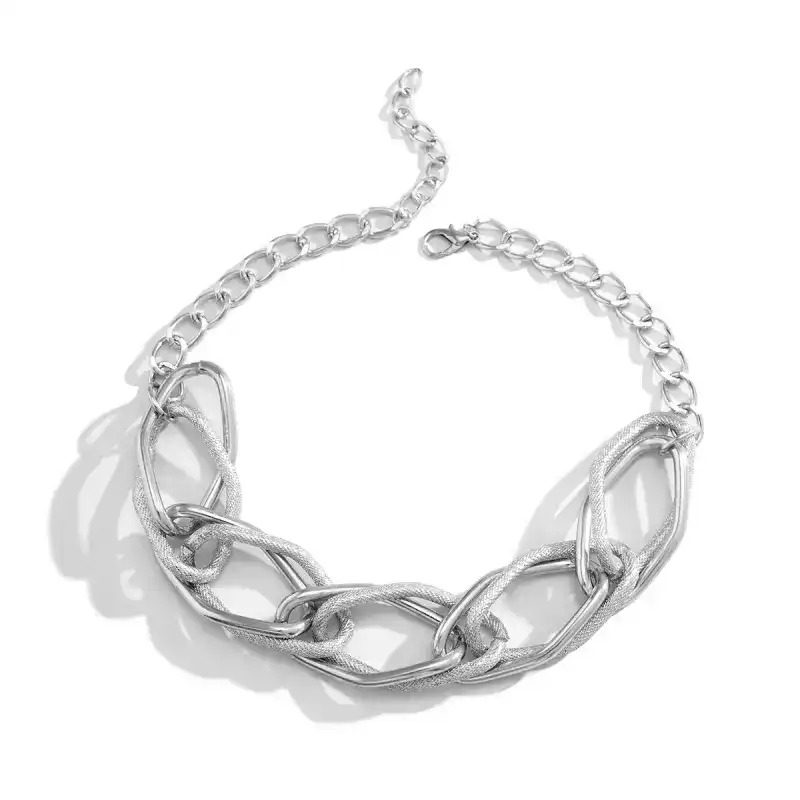 silver bold necklace