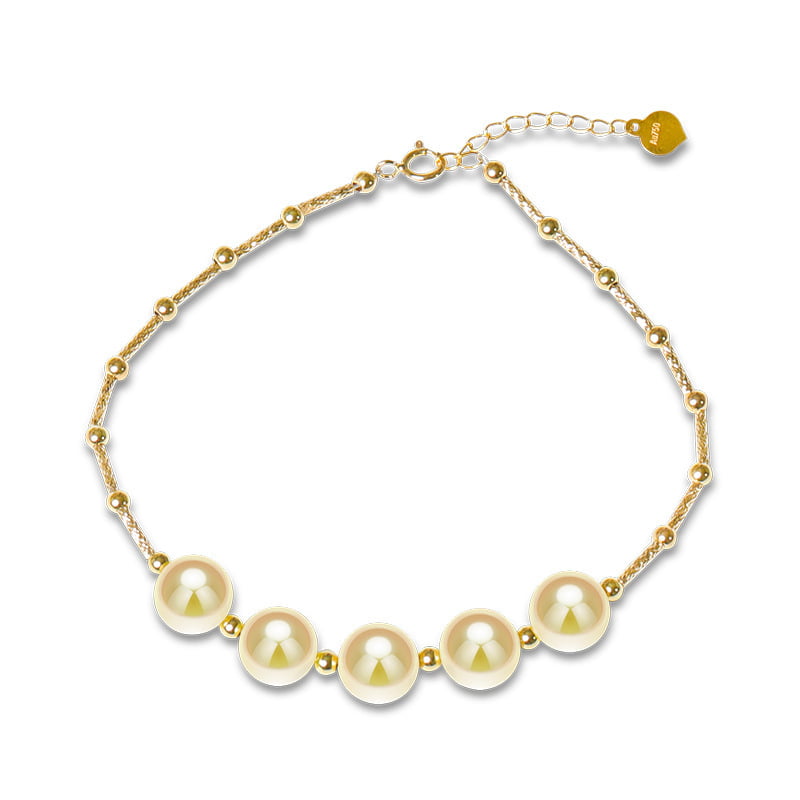 seawater gold pearl bracelet