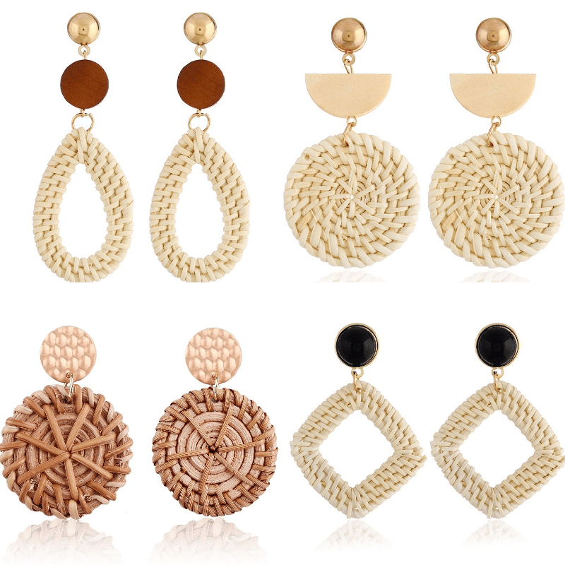 4 Pairs Earrings for Women