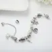 silver charm bracelet