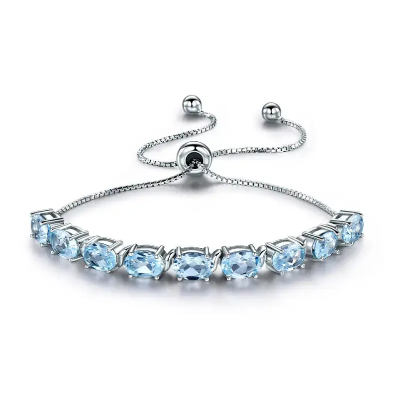 silver tennis bracelet
