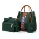 green handbag set