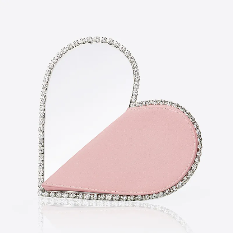pink heart bag