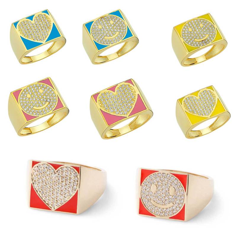 emoji rings collection