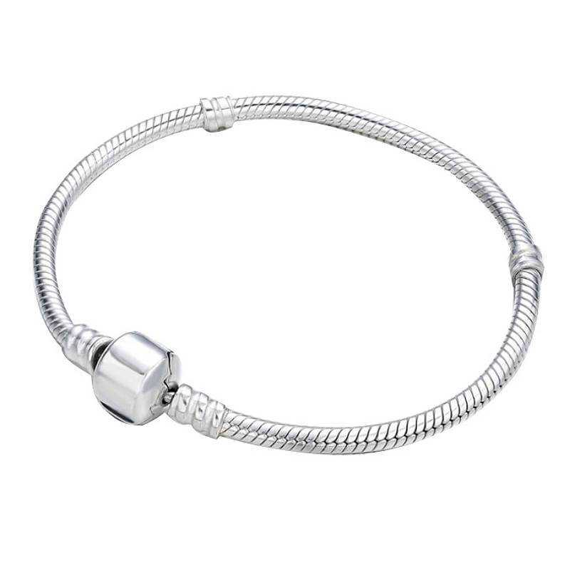 silver snake chain bracelet