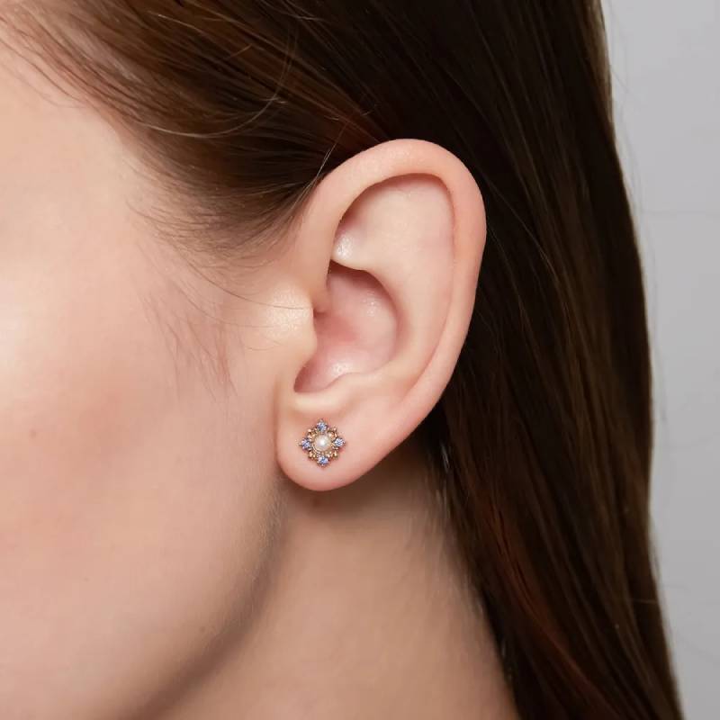 natural tanzanite earrings