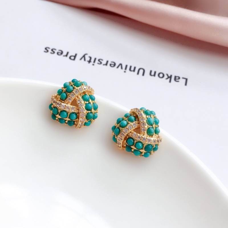 turquoise stones earrings