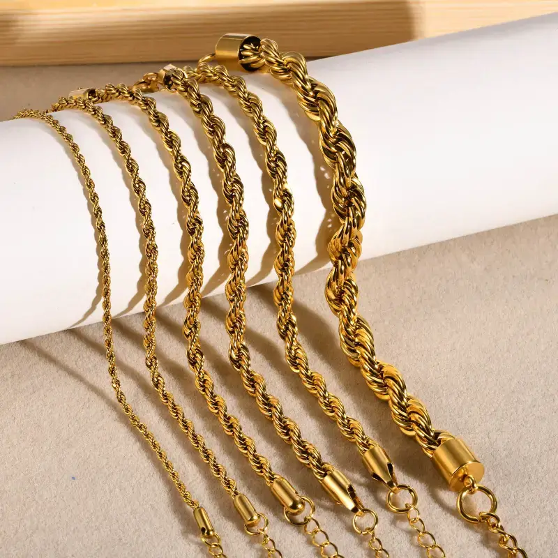 gold stainless steel bracelets