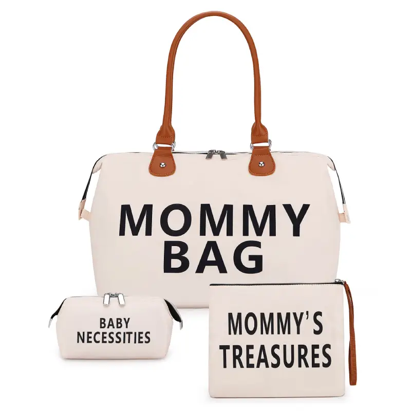 white bag for mom 3 piece set