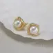 S925 freshwater pearl earrings