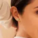 freshwater pearl earrings model