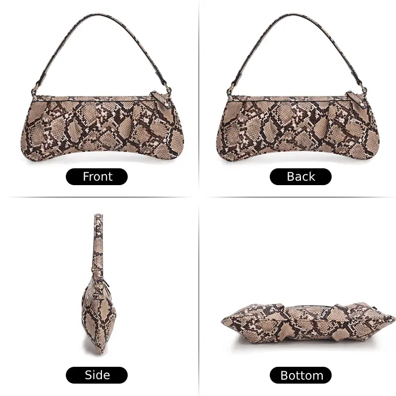 snake baguette bag views