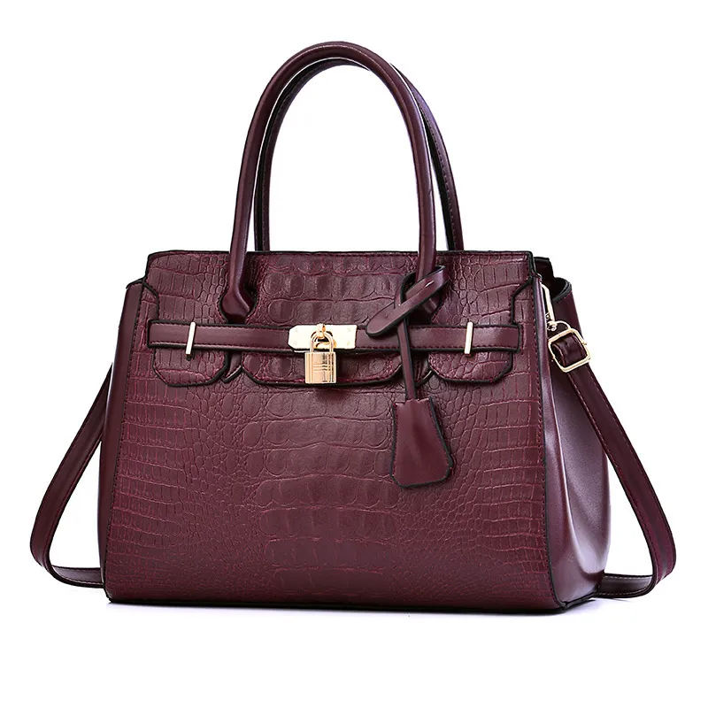 burgundy bag
