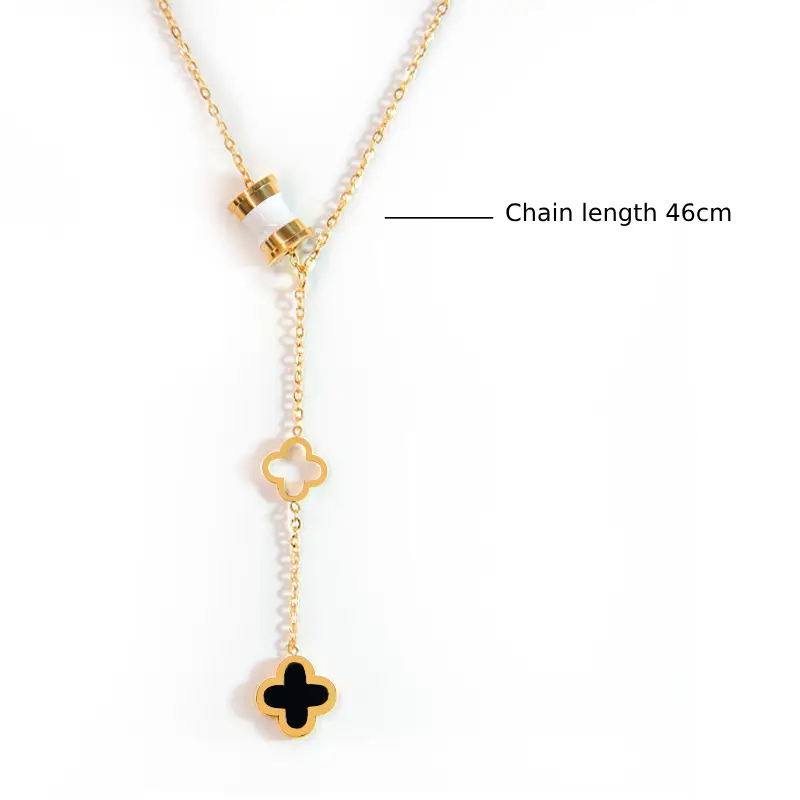 clover necklace size