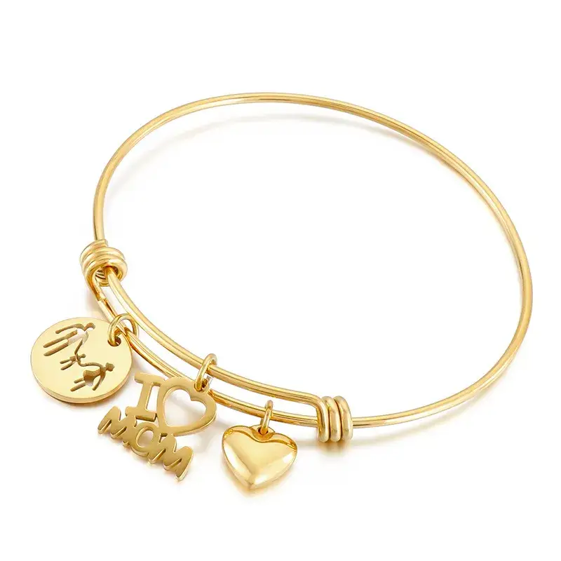 gold mothers day bracelet
