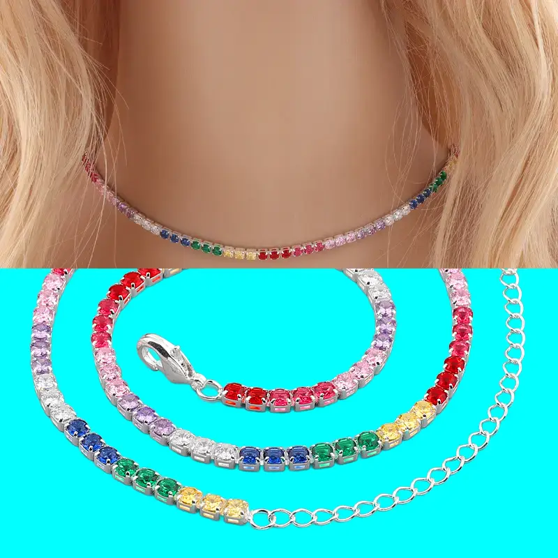 rainbow necklace
