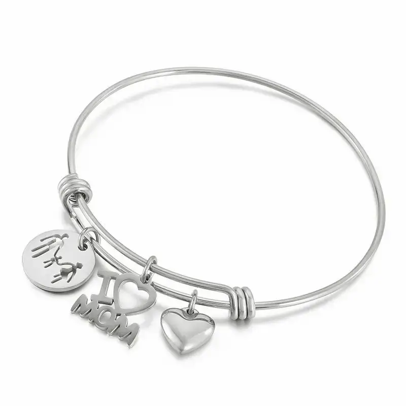 silver mothers day bracelet