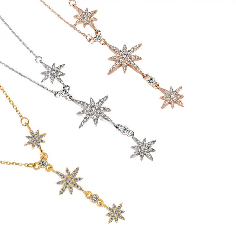 star necklace color display