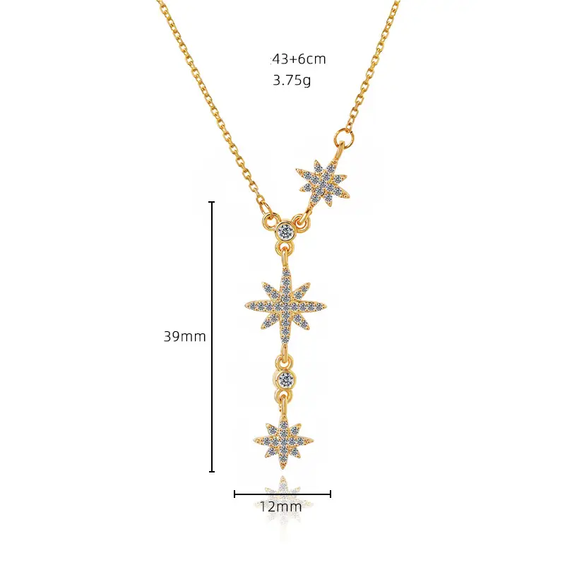 star necklace size