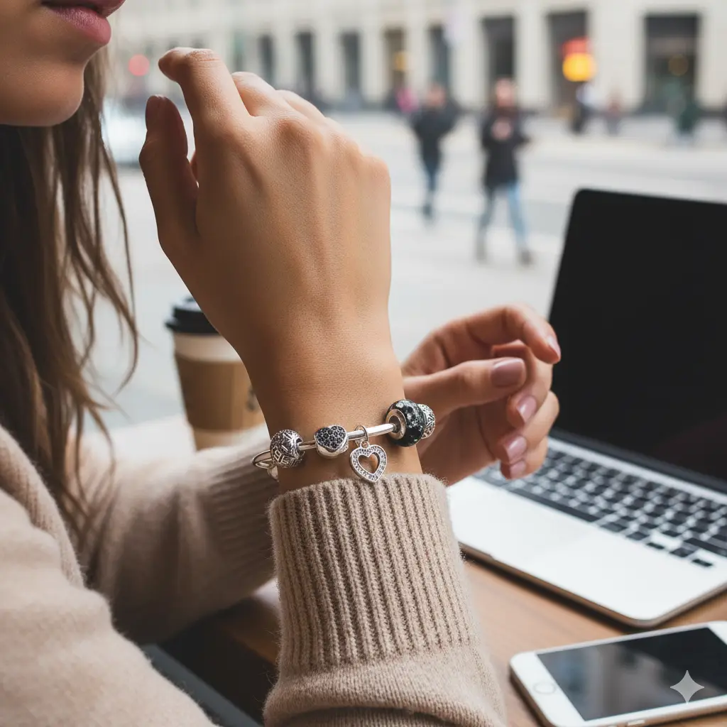 heart charm bracelets